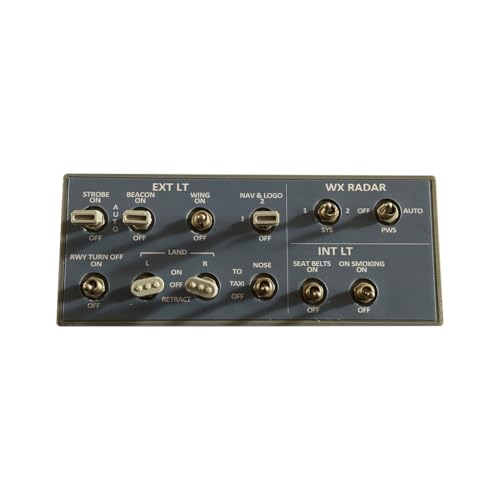 TechSpieler A101 Mini Light Overhead Panel für MSFS 2020 / 2024, Kompatibel mit a32x a38x Flight SIM Home Cockpit, Spiel für Flugsimulations-Enthusiasten TechSpieler A101 Mini Light Overhead Panel für MSFS 2020 / 2024, Kompatibel mit a32x a38x Flight SIM Home Cockpit, Spiel für Flugsimulations-Enthusiasten von TechSpieler