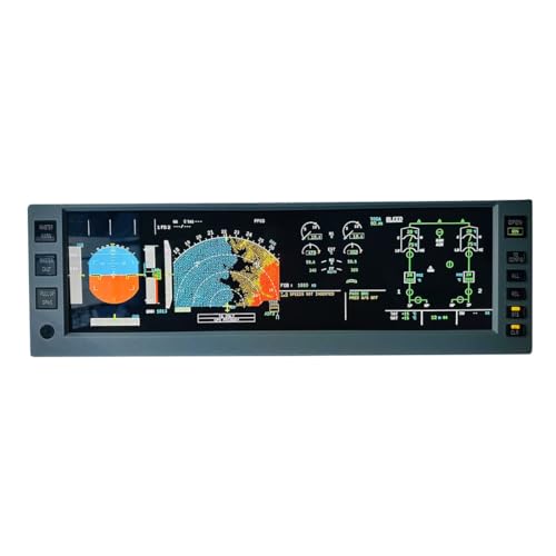 TechSpieler A108 4-in-1 Flugdisplay für MSFS 2020/2024, A32X/A35X/A38X Home Cockpit Flugsimulator Steuerungen, Spiel für Flugsimulations-Enthusiasten TechSpieler A108 4-in-1 Flugdisplay für MSFS 2020/2024, A32X/A35X/A38X Home Cockpit Flugsimulator Steuerungen, Spiel für Flugsimulations-Enthusiasten von TechSpieler