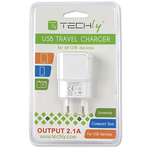Power Adapter Slim USB 5V 2.1A Wht von Techly
