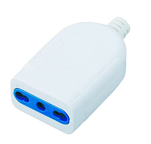 Socket 2P+T 16A Bypass White von Techly