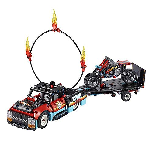 Lego Technic 42106 - Pull-Back - Stunt Show Truck & Bike (610 Teile) von Technic