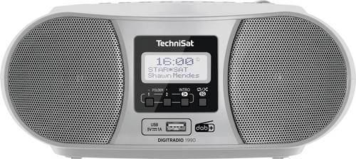 TechniSat DIGITRADIO 1990 CD-Radio DAB+, UKW AUX, Bluetooth®, CD, USB Akku-Ladefunktion, Weckfunkti von Technisat