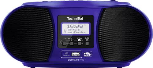 TechniSat DIGITRADIO 1990 CD-Radio DAB+, UKW AUX, Bluetooth®, CD, USB Akku-Ladefunktion, Weckfunkti von Technisat