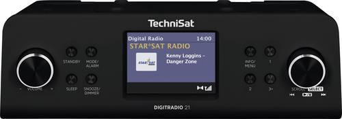 TechniSat DIGITRADIO 21 Unterbauradio DAB+, UKW AUX, Bluetooth® Weckfunktion Schwarz von Technisat