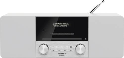 TechniSat DIGITRADIO 3 Tischradio DAB+, UKW CD, USB, Bluetooth® Inkl. Fernbedienung, Weckfunktion, von Technisat