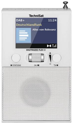TechniSat DIGITRADIO FLEX 2 Steckdosenradio DAB+, UKW Bluetooth® Inkl. Lautsprecherbox, Weckfunktio von Technisat