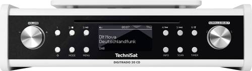 TechniSat DigitRadio 20 CD Unterbauradio UKW AUX, CD Weiß von Technisat