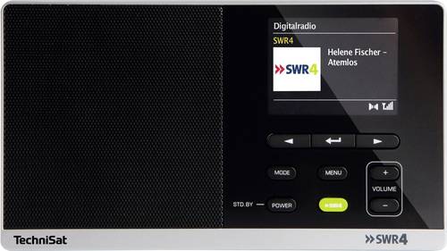 TechniSat DigitRadio 215 SWR 4 - Edition Kofferradio DAB+, UKW Schwarz von Technisat