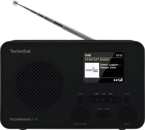 TechniSat TECHNIRADIO 6 IR Internet Tischradio Internet, DAB+, UKW Bluetooth®, WLAN, Internetradio von Technisat