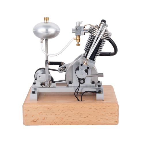 MUSA Hoglet V1 Engine, Single-Cylinder 4-Stroke Realistic Motorcycle Kick Start Internal Combustion Engine Model, Gifts for Science Engineering Enthusiasts (RTR Version) von TechnixLabz