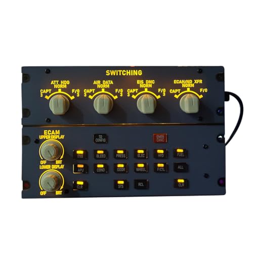 TechnixLabz A109 Landing Gear Indicator Integrated Panel for MSFS 2020/2024, Compatible with A32X/A31X/XECAM Home Cockpit Flight SIM Flugsimulator Controls TechnixLabz A109 Landing Gear Indicator Integrated Panel for MSFS 2020/2024, Compatible with A32X/A31X/XECAM Home Cockpit Flight SIM Flugsimulator Controls von TechnixLabz