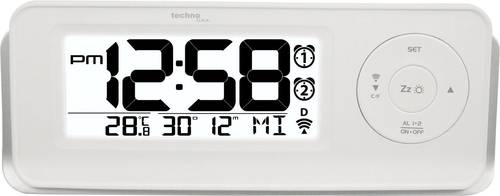 Techno Line 09599 WT 498s Funk Wecker Weiß Alarmzeiten 2 von Techno Line