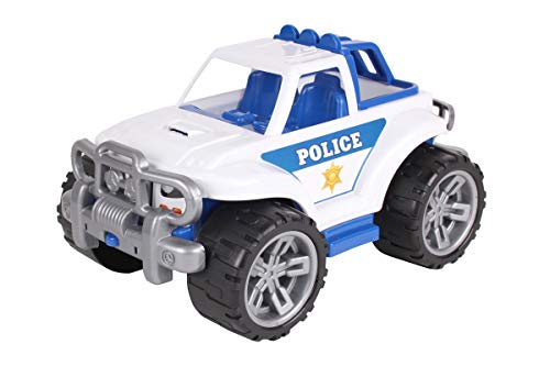 TechnoK 3558 SUV Spielzeugauto Polizeiauto, Größe 23, Weiß/Blau von TechnoK