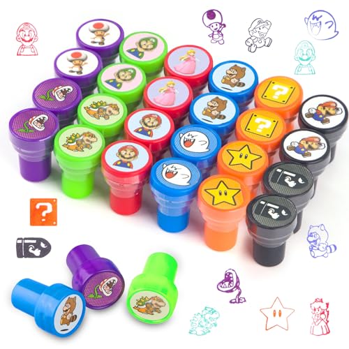 Techpinmin Stempel Kinder, 24 Stück Stempelset Tiere Selbstfärbend, Cartoon Kinderstempel, Niedliche Spielzeugstempel für Geburtstags Weihnachten Party Taschenfüller Techpinmin Stempel Kinder, 24 Stück Stempelset Tiere Selbstfärbend, Cartoon Kinderstempel, Niedliche Spielzeugstempel für Geburtstags Weihnachten Party Taschenfüller von Techpinmin