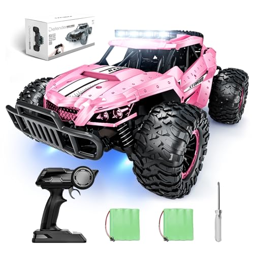 Tecnock Ferngesteuertes Auto 1:16 mit Scheinwerfer und Fahrgestellbeleuchtung, All Terrain Off Road RC Monstertruck 2,4GHz Spielzeug, 2 Akku für 60 Min. Laufzeit - Geschenk für Erwachsene Kinder Tecnock Ferngesteuertes Auto 1:16 mit Scheinwerfer und Fahrgestellbeleuchtung, All Terrain Off Road RC Monstertruck 2,4GHz Spielzeug, 2 Akku für 60 Min. Laufzeit - Geschenk für Erwachsene Kinder von Tecnock