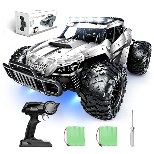 Tecnock Ferngesteuertes Auto 1:16 mit Scheinwerfer und Fahrgestellbeleuchtung, All Terrain Off Road RC Monstertruck 2,4GHz Spielzeug, 2 Akku für 60 Min. Laufzeit - Geschenk für Erwachsene Kinder Tecnock Ferngesteuertes Auto 1:16 mit Scheinwerfer und Fahrgestellbeleuchtung, All Terrain Off Road RC Monstertruck 2,4GHz Spielzeug, 2 Akku für 60 Min. Laufzeit - Geschenk für Erwachsene Kinder von Tecnock