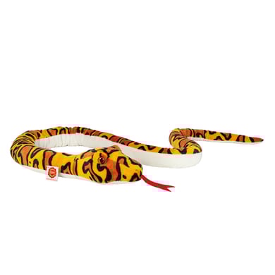 Teddy HERMANN® Schlange orange- gelb gemustert 175 cm von Teddy Hermann