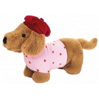 Teddy Hermann 939849 - Dackeldame Amelie, 26 cm, Plüsch-Dackel von Teddy Hermann