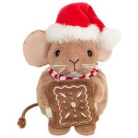 Teddy Hermann 94605 - Weihnachtsmaus mit Lebkuchen, Plüsch, 11 cm Teddy Hermann 94605 - Weihnachtsmaus mit Lebkuchen, Plüsch, 11 cm von Teddy-Hermann GmbH