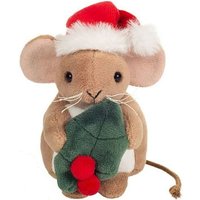 Teddy Hermann 94629 - Weihnachtsmaus mit Ilexblatt, Plüsch, 11 cm Teddy Hermann 94629 - Weihnachtsmaus mit Ilexblatt, Plüsch, 11 cm von Teddy-Hermann GmbH