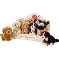 Hund sitzend 4-fach sort. 15 cm Hund sitzend 4-fach sort. 15 cm von Teddy-Hermann