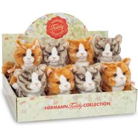 Teddy-Hermann - 6 Katzen - liegend, 18 cm von Teddy-Hermann
