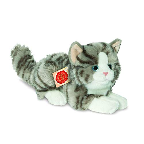 Teddy Hermann 90691 Katze 20 cm, Kuscheltier, Plüschtier mit recycelter Füllung von Hermann Teddy