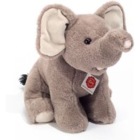Teddy Hermann 90743 - Elefant sitzend, Stofftier, Plüschtier, 25 cm von Teddy-Hermann