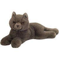 Teddy Hermann 918196 - Kartäuserkatze liegend, 36 cm von Teddy Hermann