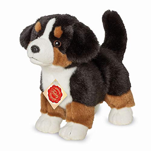 Teddy Hermann 91930 Hund Berner Sennenhund Welpe 23 cm, Kuscheltier, Plüschtier mit recycelter Füllung von Hermann Teddy