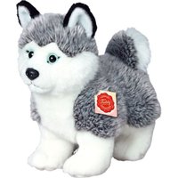 Teddy Hermann 92701 - Husky stehend, 23 cm, Hund, Plüschtier von Teddy-Hermann