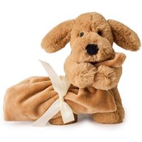 Teddy Hermann 94001 - Hund mit Schnuffeltuch, braun, Plüsch, 17 cm Teddy Hermann 94001 - Hund mit Schnuffeltuch, braun, Plüsch, 17 cm von Teddy Hermann