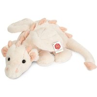 Teddy Hermann 94006 - Drache Fluffy liegend, weis-rosa, Plüsch, 32 cm Teddy Hermann 94006 - Drache Fluffy liegend, weis-rosa, Plüsch, 32 cm von Teddy Hermann