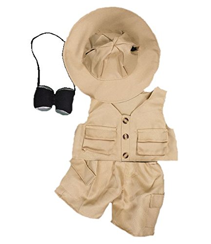 Safari 40.6cm (40cm) Teddybär Kleidung Outfit für Build a Bear von Teddy Mountain