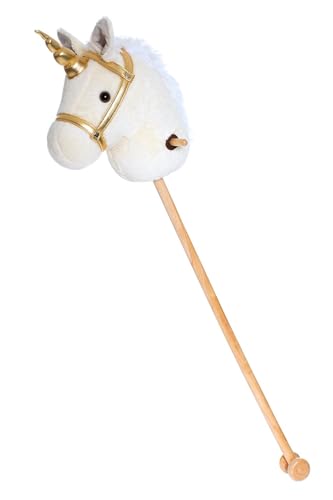 Teddykompagniet - Unicorn on Stick, White (TK12598) von Teddykompaniet