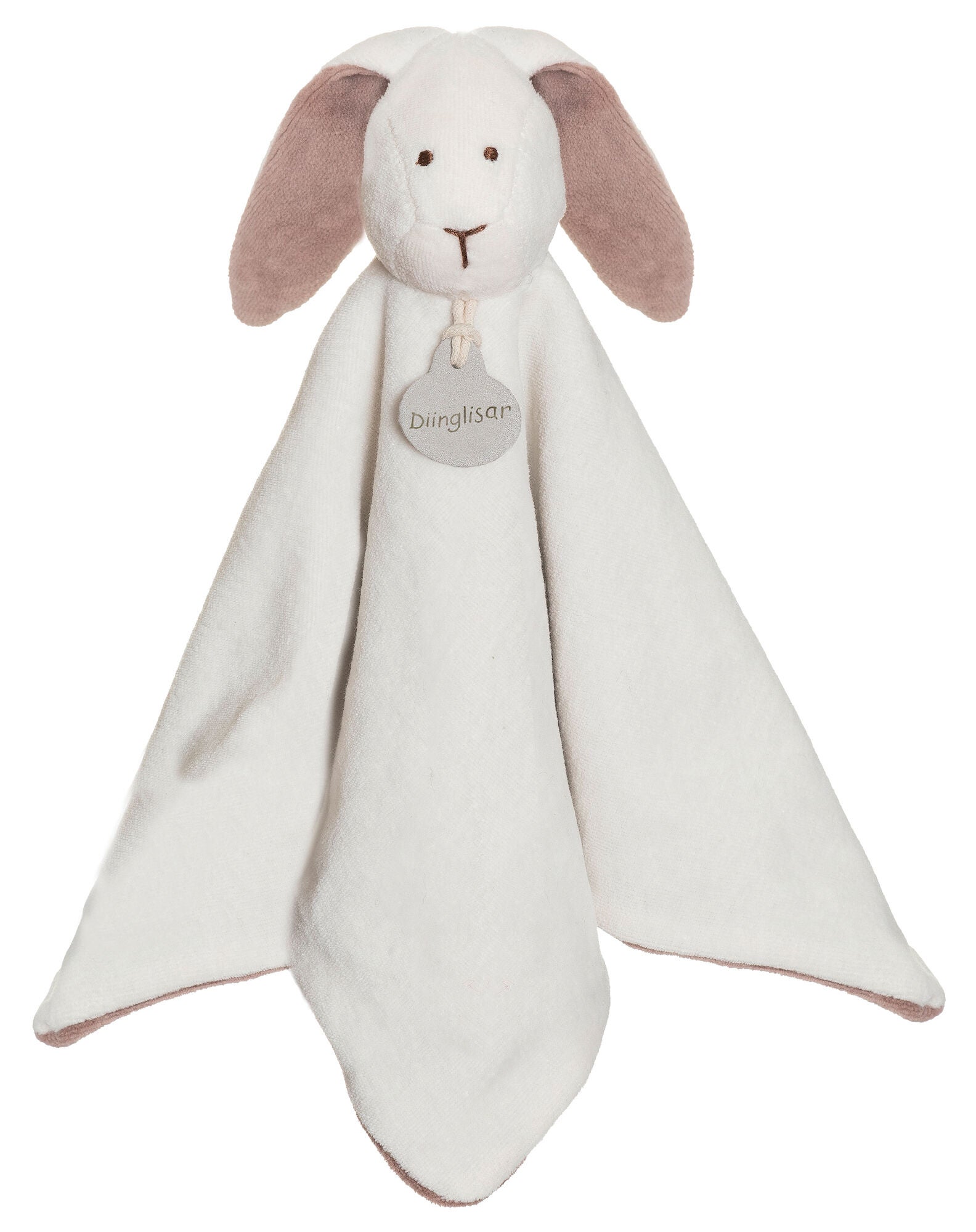 Teddykompaniet Diinglisar  Kaninchen Schmusetuch, White von Teddykompaniet