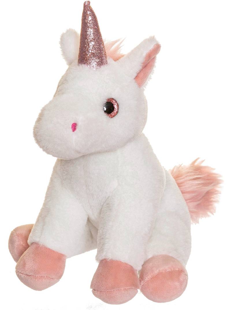 Teddykompaniet Kuscheltier Einhorn 25 cm, Weiß von Teddykompaniet