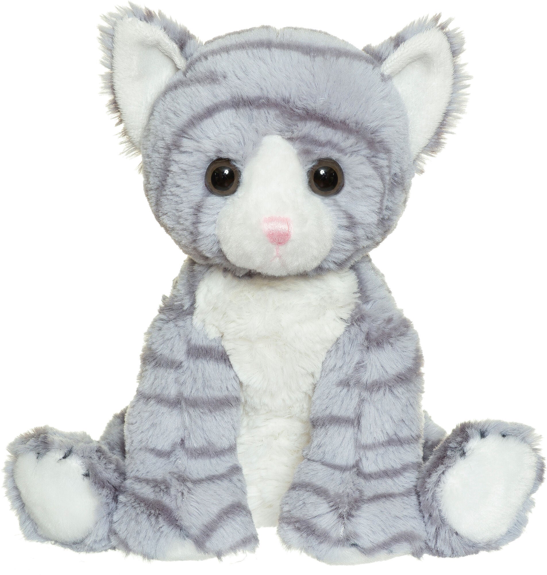 Teddykompaniet Kuscheltier Katzenkumpels Mio 23 cm, Graugestreift von Teddykompaniet