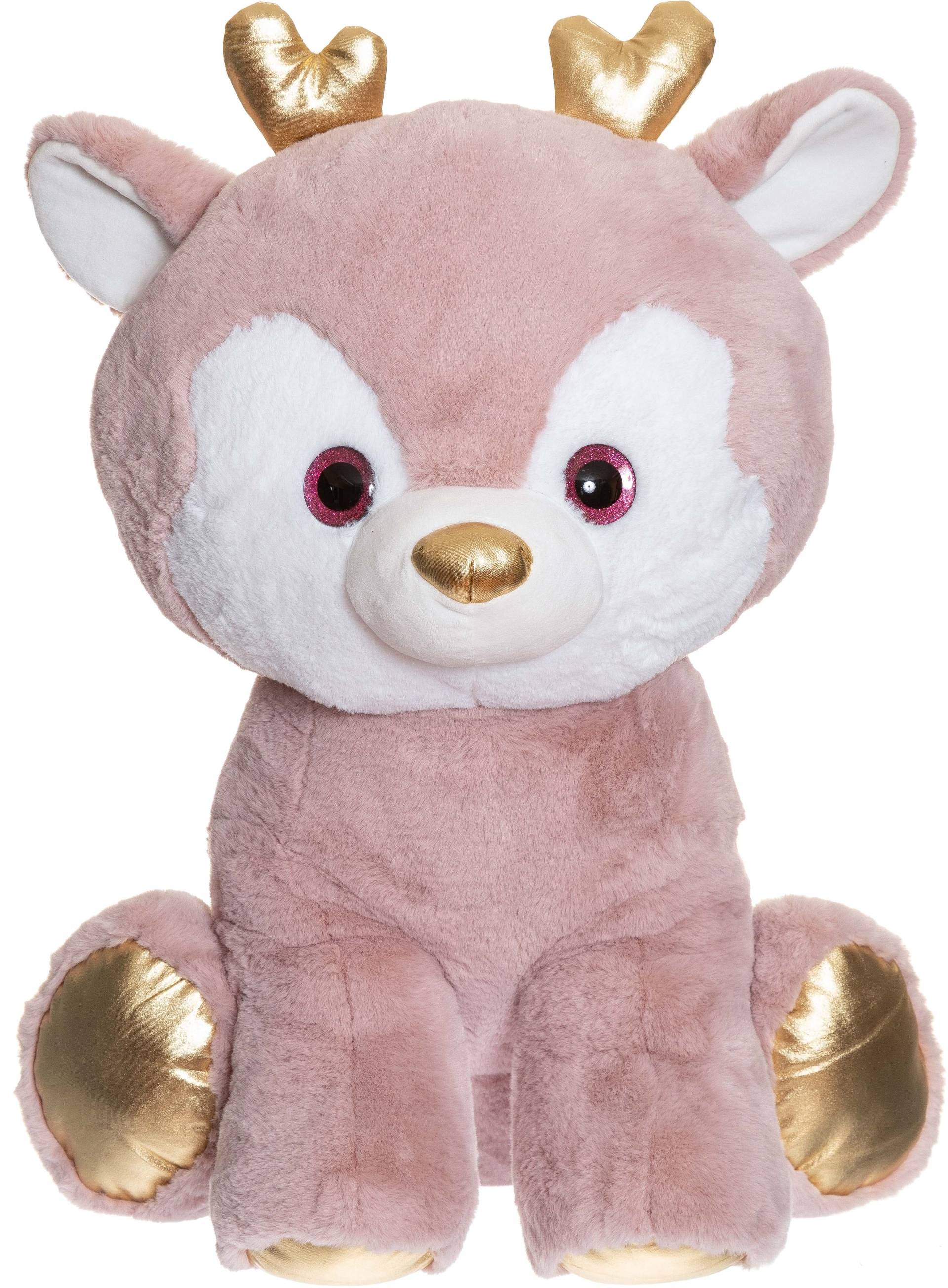 Teddykompaniet Plüschspielzeug 65 cm Reh, Rosa Teddykompaniet Plüschspielzeug 65 cm Reh, Rosa von Teddykompaniet