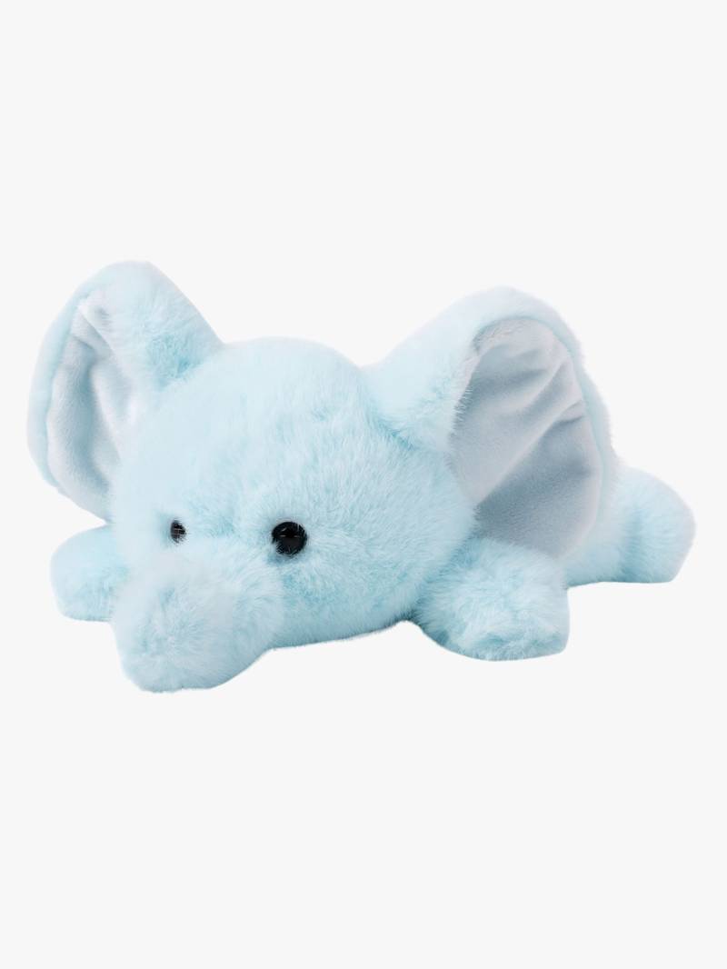 Teddykompaniet Plüschspielzeug Liegender Elefant 34 cm, Hellblau von Teddykompaniet