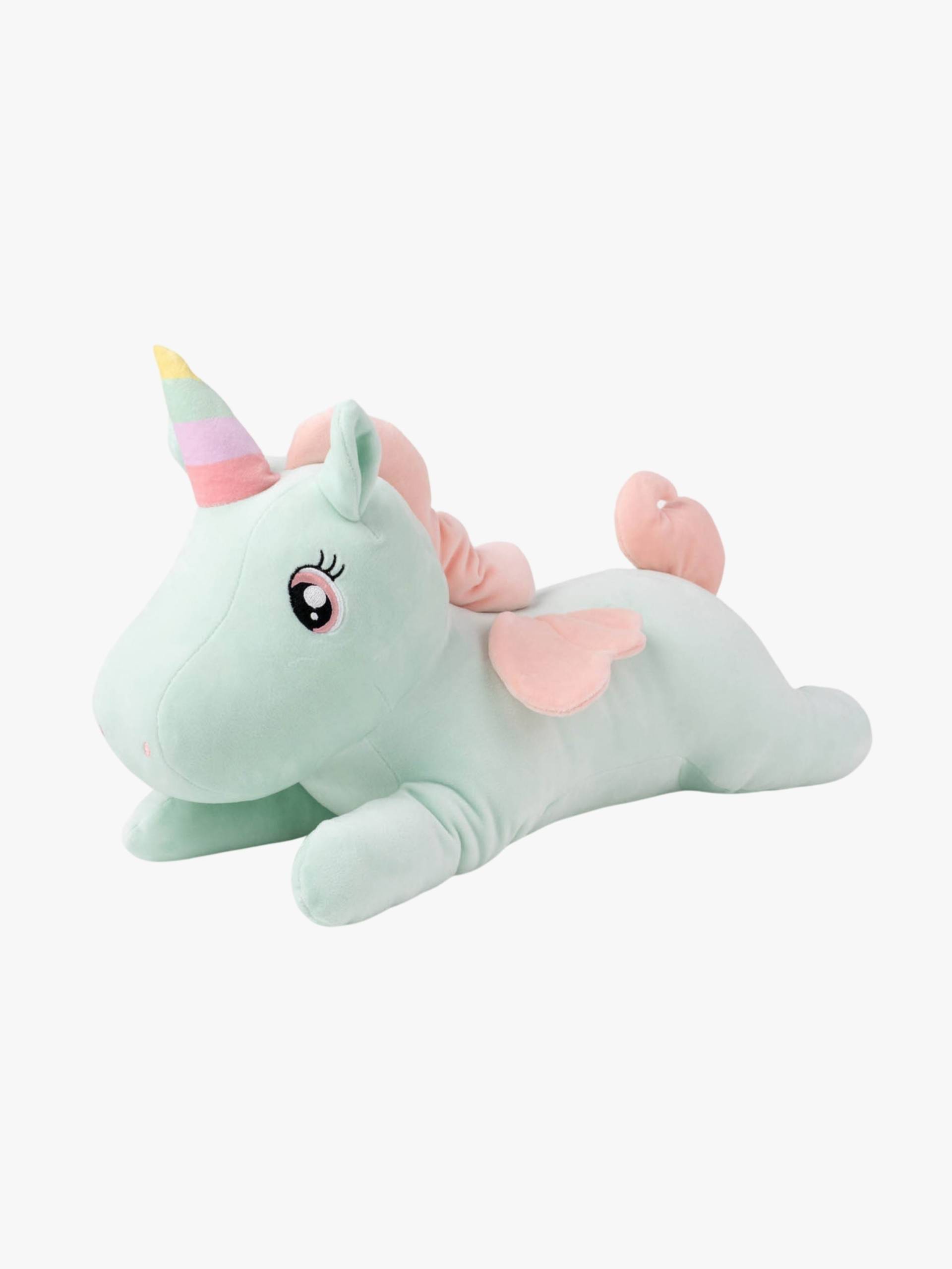 Teddykompaniet Plüschspielzeug Liegendes Einhorn 52 cm, Grün von Teddykompaniet