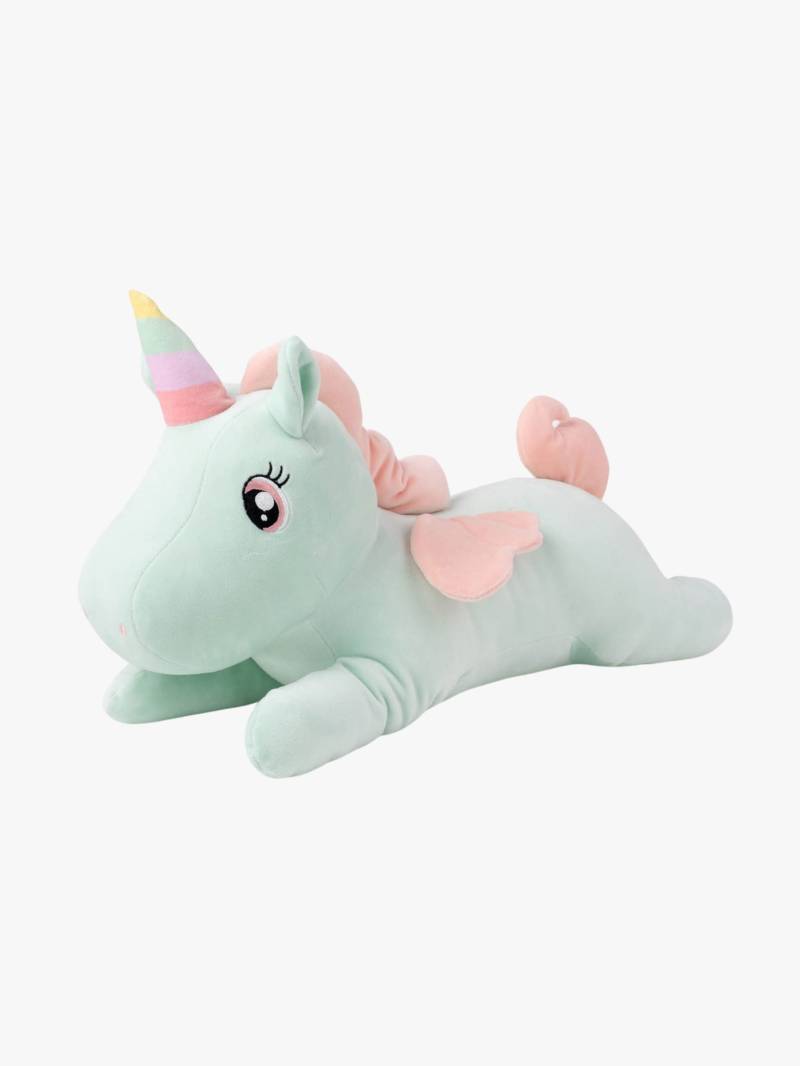 Teddykompaniet Plüschspielzeug Liegendes Einhorn 52 cm, Grün von Teddykompaniet