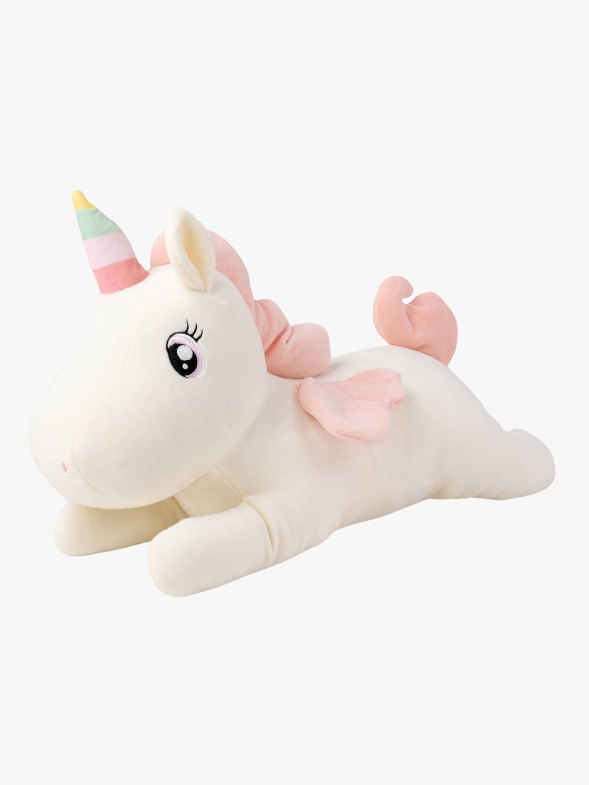 Teddykompaniet Plüschspielzeug Liegendes Einhorn 52 cm, Weiß von Teddykompaniet