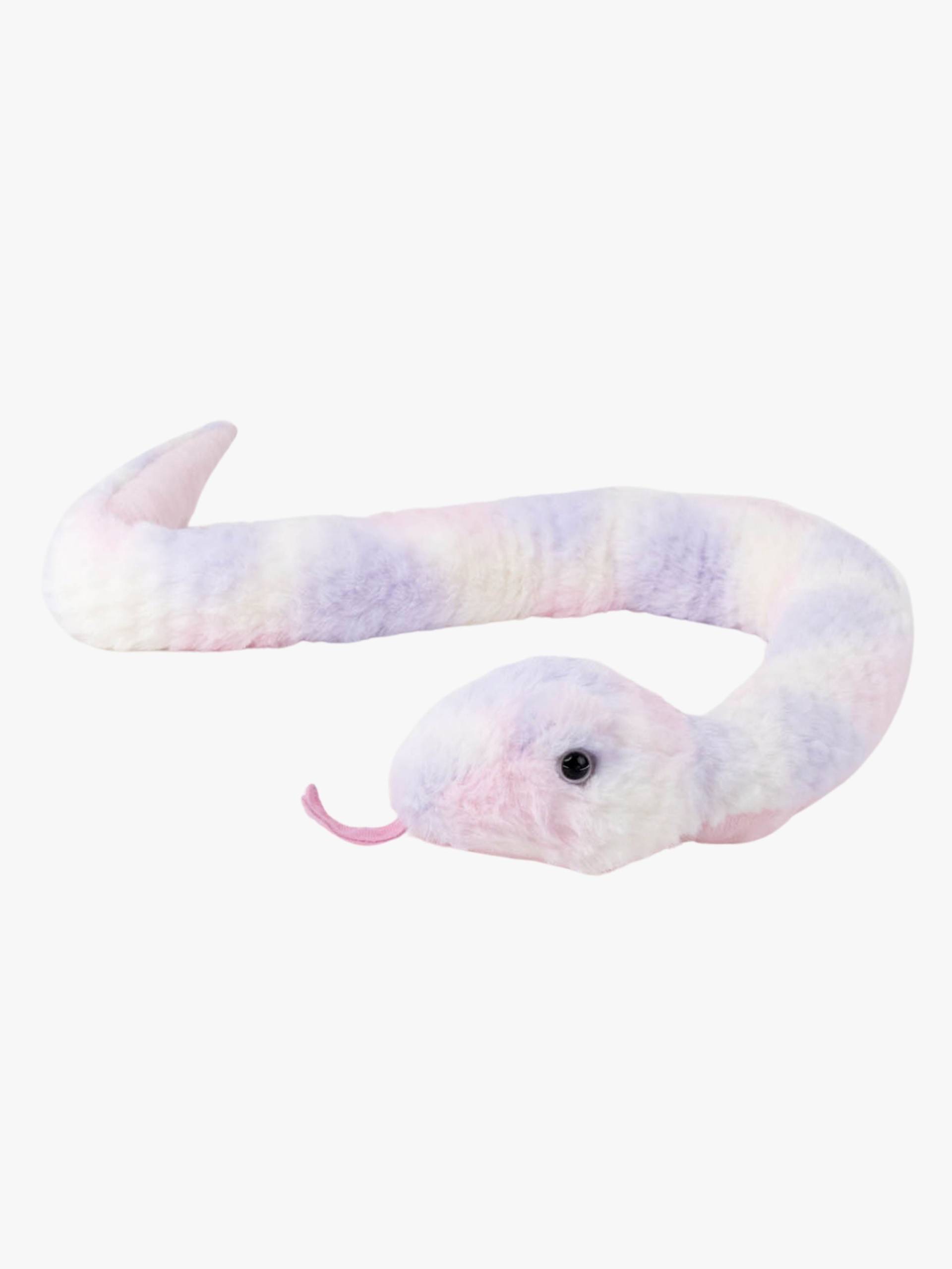 Teddykompaniet Plüschspielzeug Schlange 120 cm, Rosa von Teddykompaniet