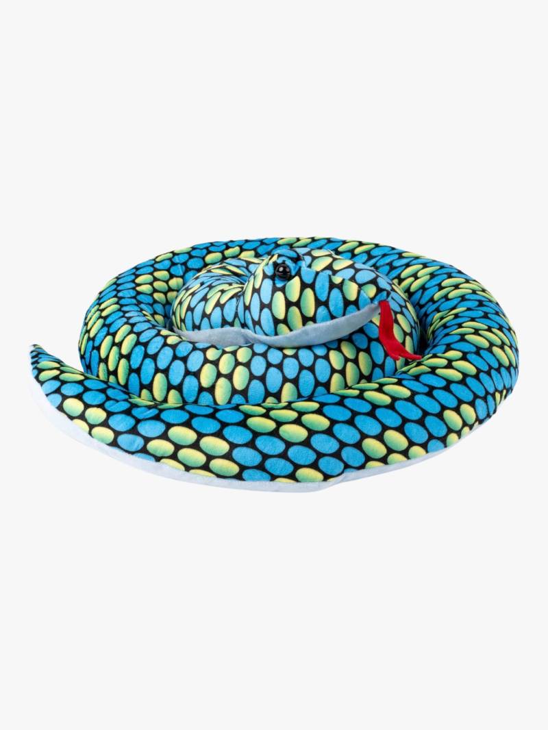 Teddykompaniet Plüschspielzeug Schlange 200 cm, Blau von Teddykompaniet