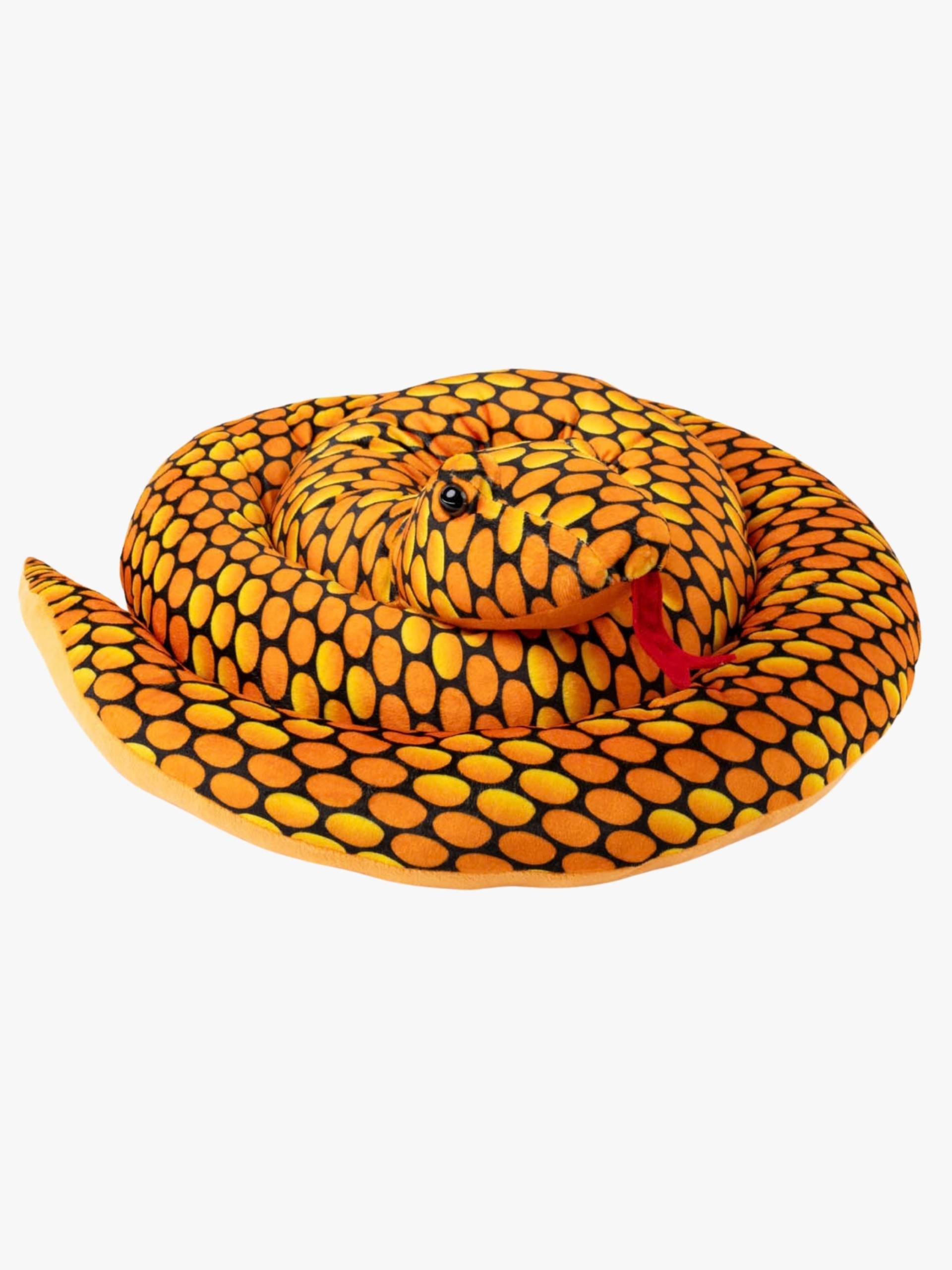 Teddykompaniet Plüschspielzeug Schlange 200 cm, Orange Teddykompaniet Plüschspielzeug Schlange 200 cm, Orange von Teddykompaniet