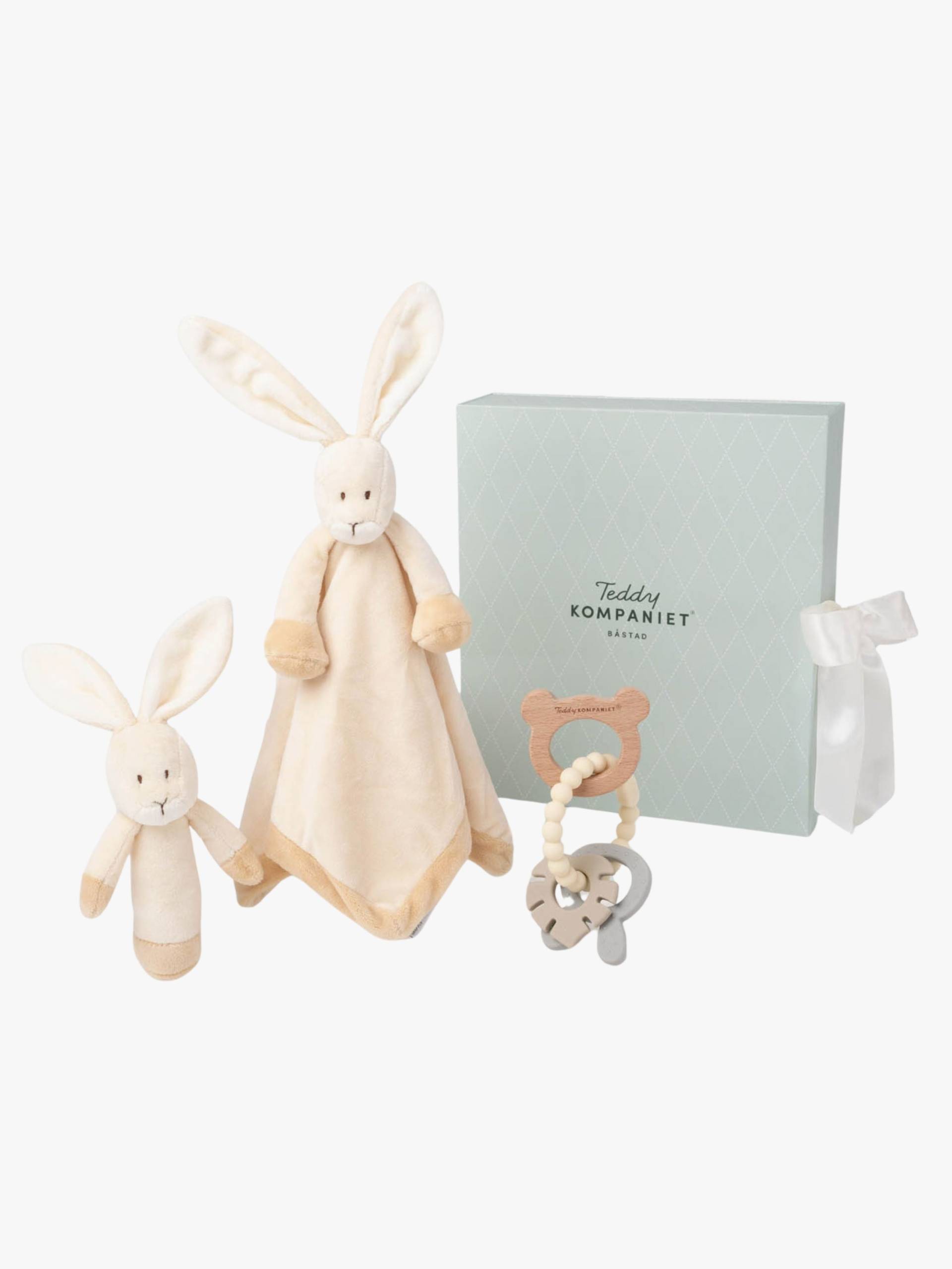 Teddykompaniet Schnuffeltücher Kaninchen Geschenkset, Creme Teddykompaniet Schnuffeltücher Kaninchen Geschenkset, Creme von Teddykompaniet