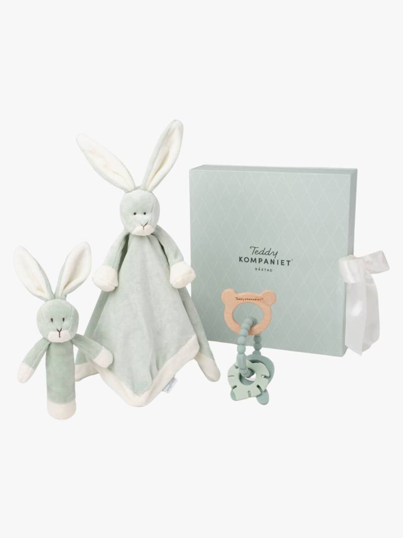Teddykompaniet Schnuffeltücher Kaninchen Geschenkset, Linden Flower Green Teddykompaniet Schnuffeltücher Kaninchen Geschenkset, Linden Flower Green von Teddykompaniet