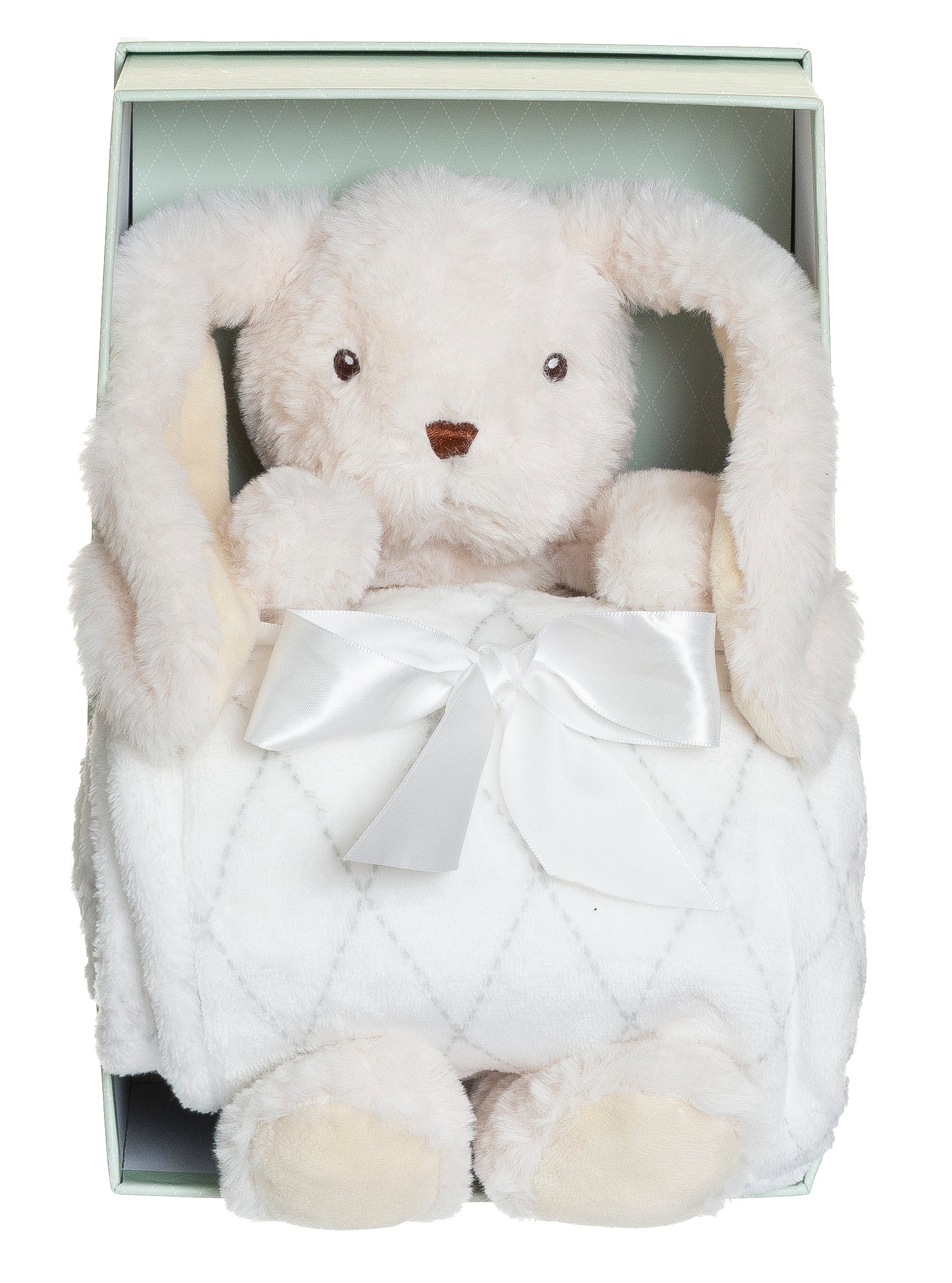 Teddykompaniet Svea Plüschspielzeug mit Decke in der Geschenkbox, Creme Teddykompaniet Svea Plüschspielzeug mit Decke in der Geschenkbox, Creme von Teddykompaniet