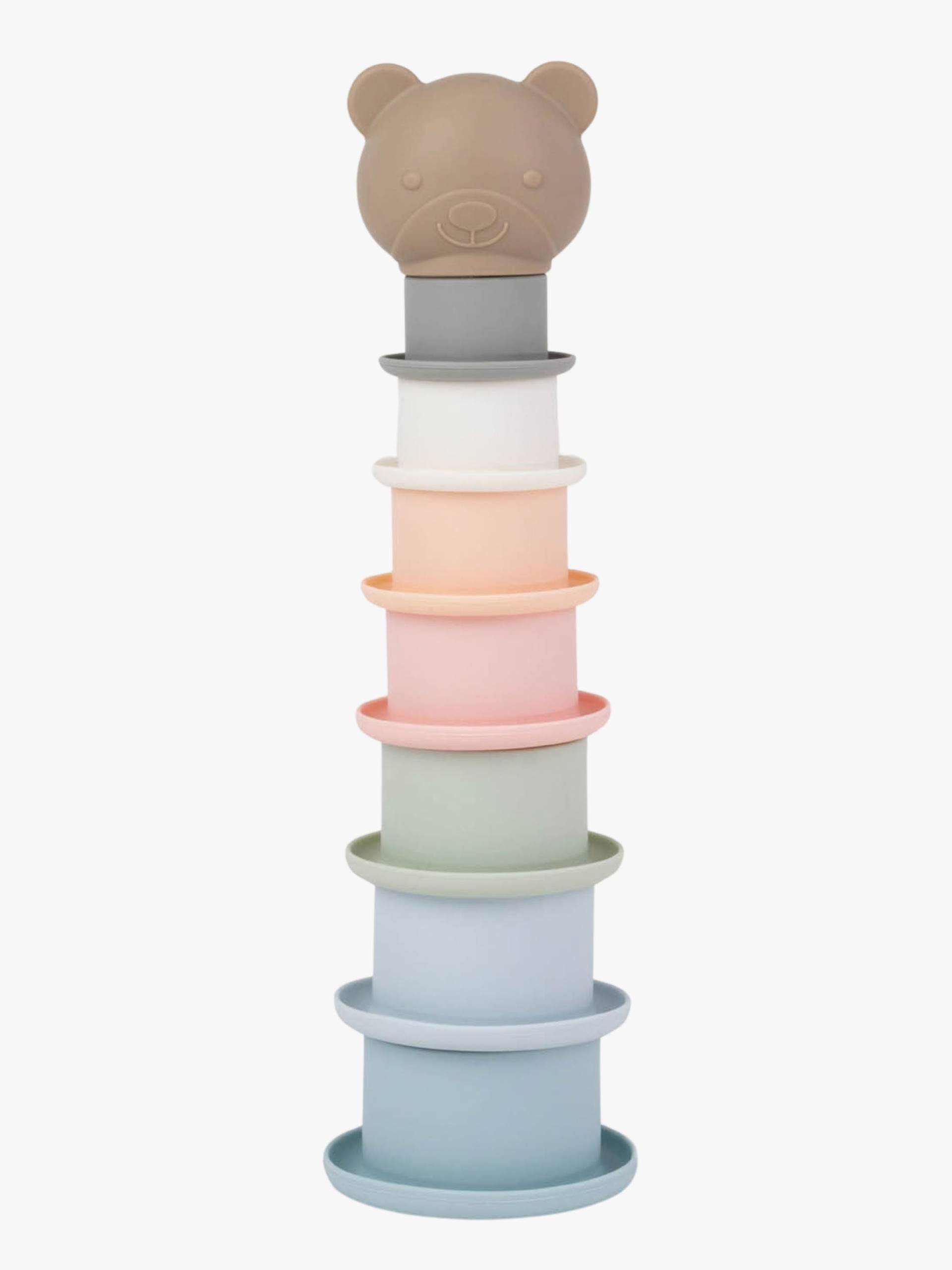 Teddykompaniet Teddybär Stapelspielzeug Silikon, Babyspielzeug von Teddykompaniet